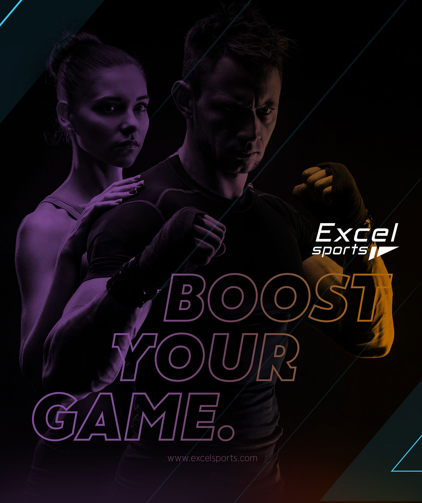 Excel Sports Branding & Stationery Design