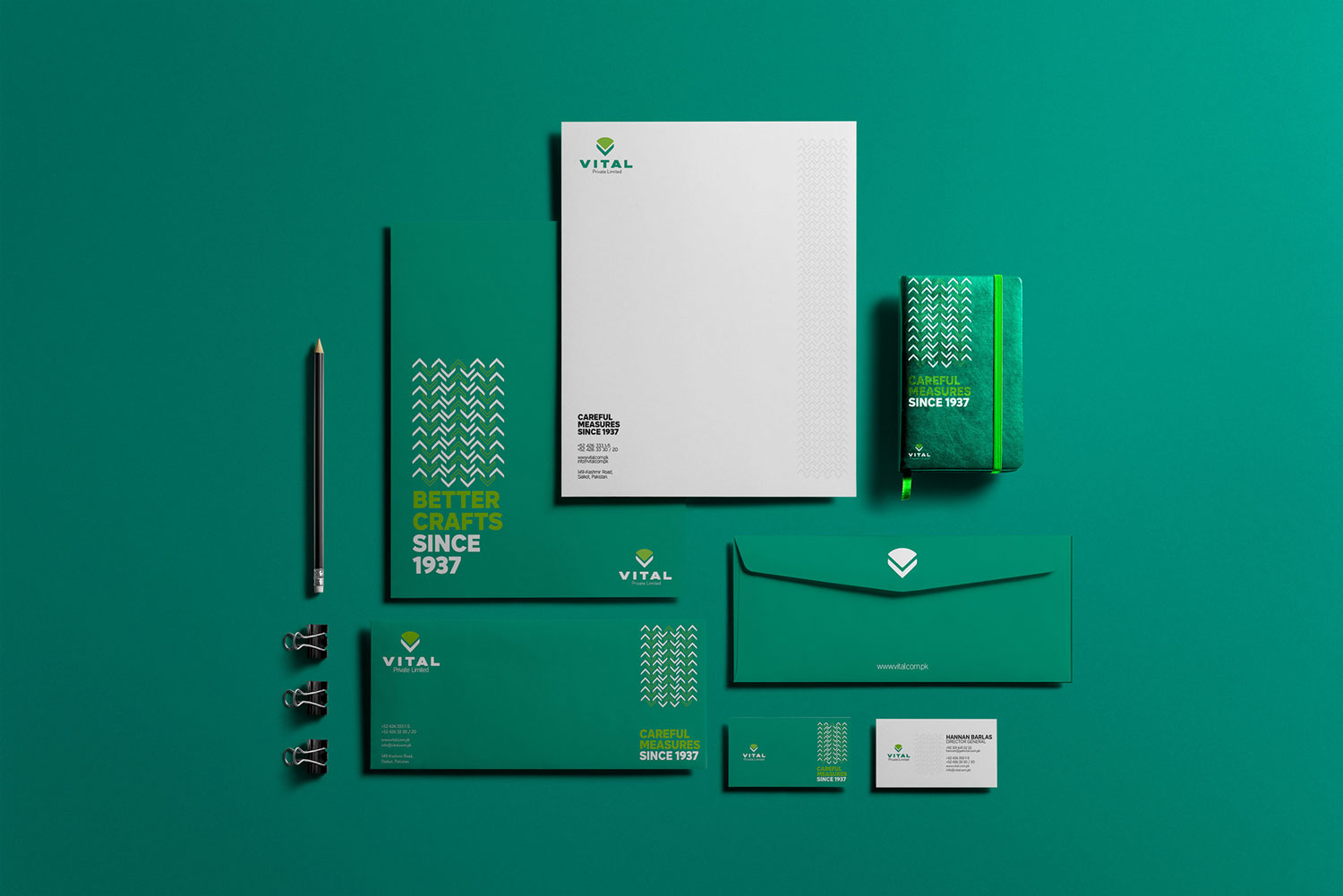 Vital | Branding | Visual Identity and Stationery