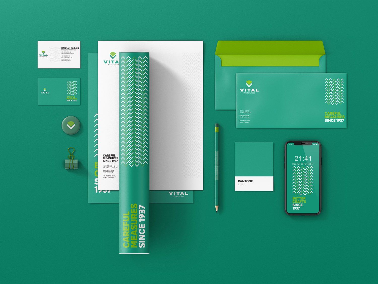 Vital | Branding | Visual Identity and Stationery