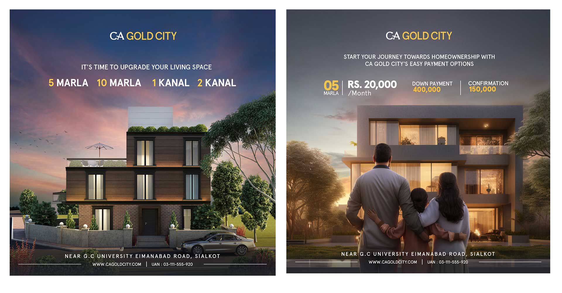 CA Gold City | Real Estate | Social Media Portfolio