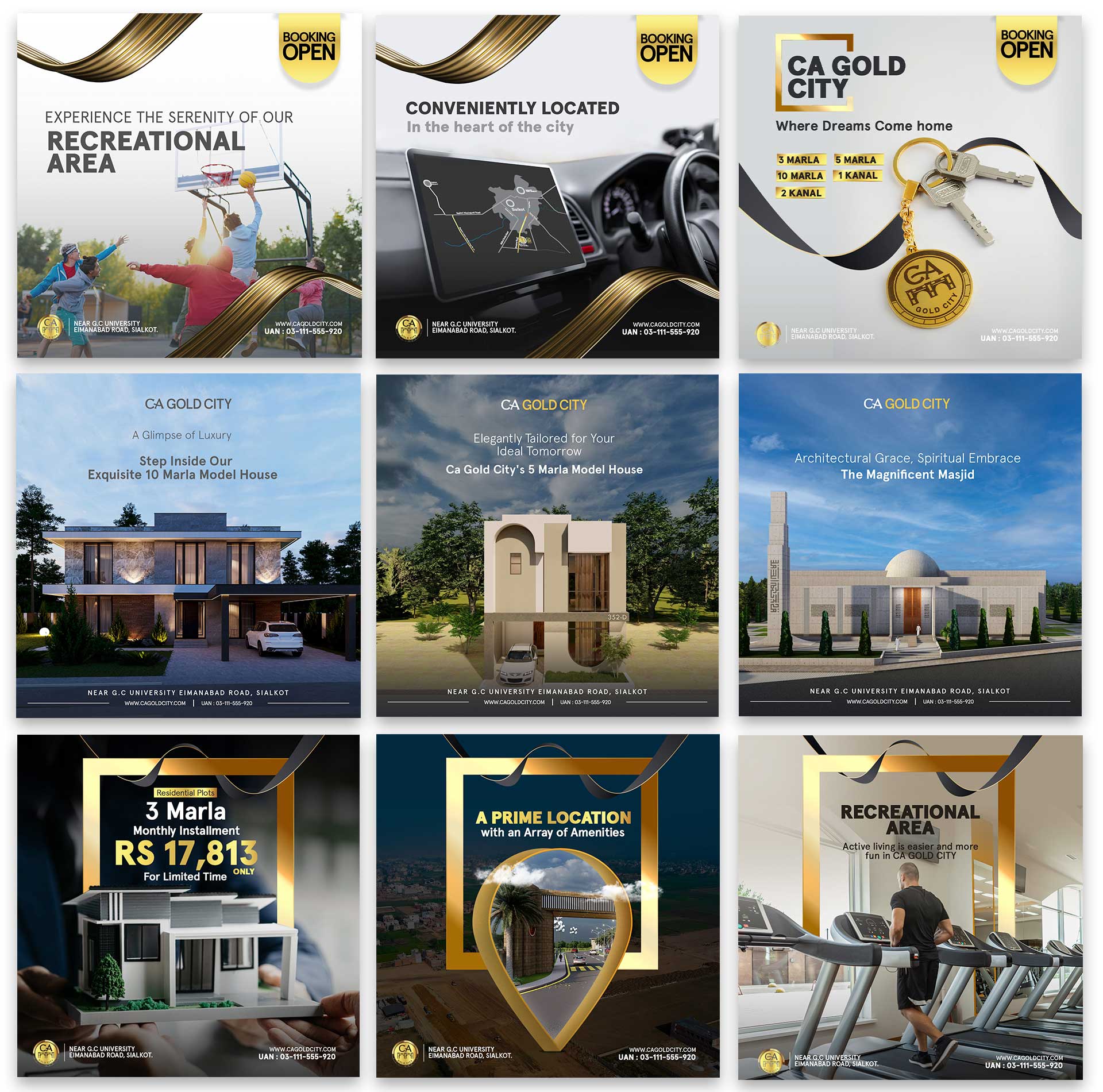 CA Gold City | Real Estate | Social Media Portfolio