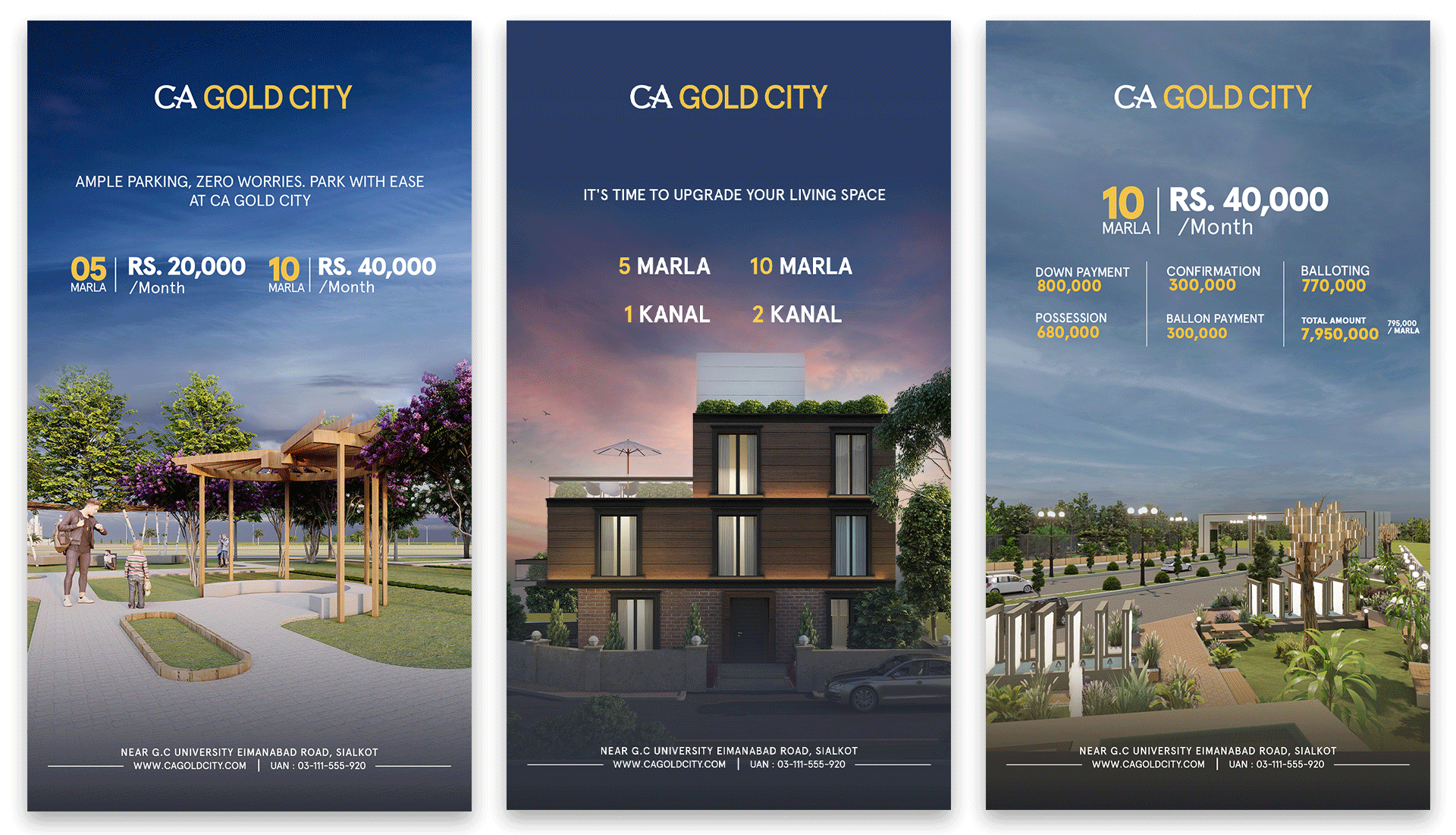 CA Gold City | Real Estate | Social Media Portfolio