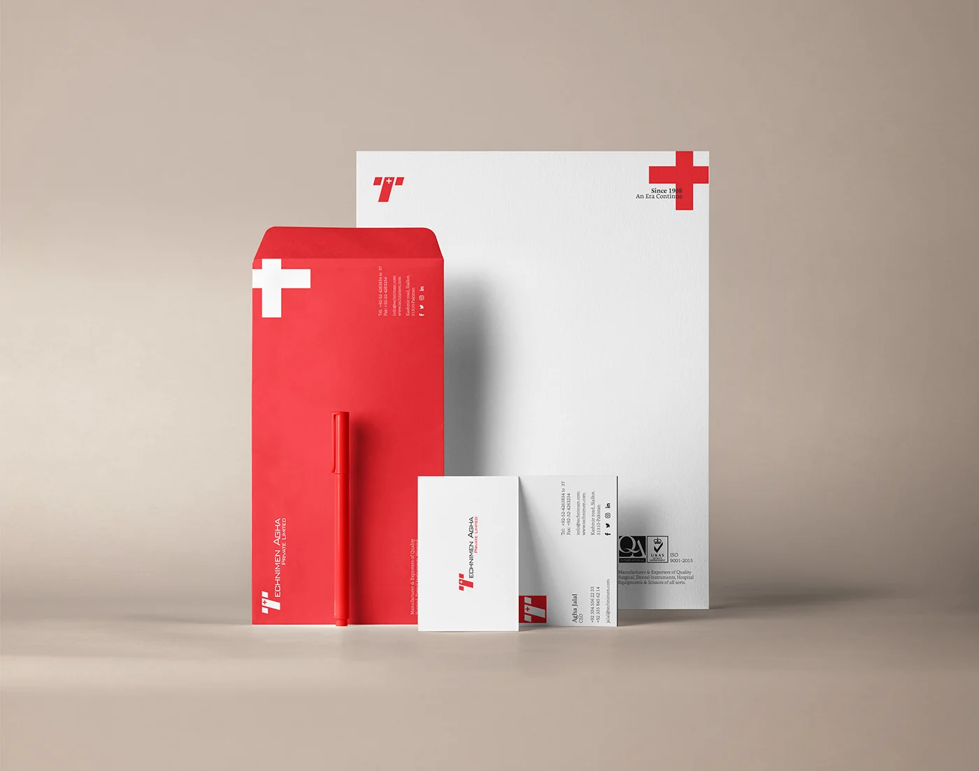 Technimen Agha-Surgical-Branding | Corporate Identity