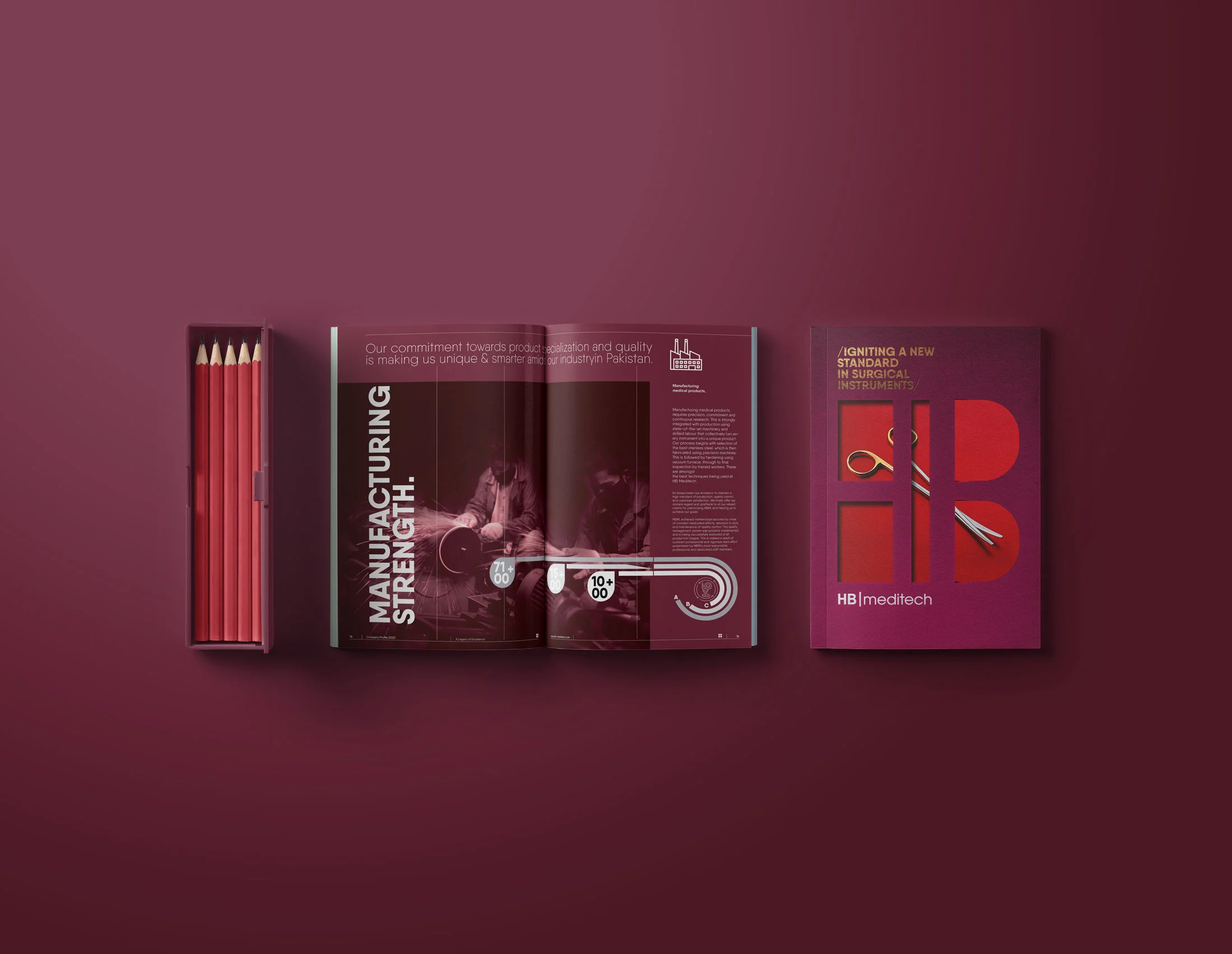 HB Meditech ~ Company Profile / Editorial Design