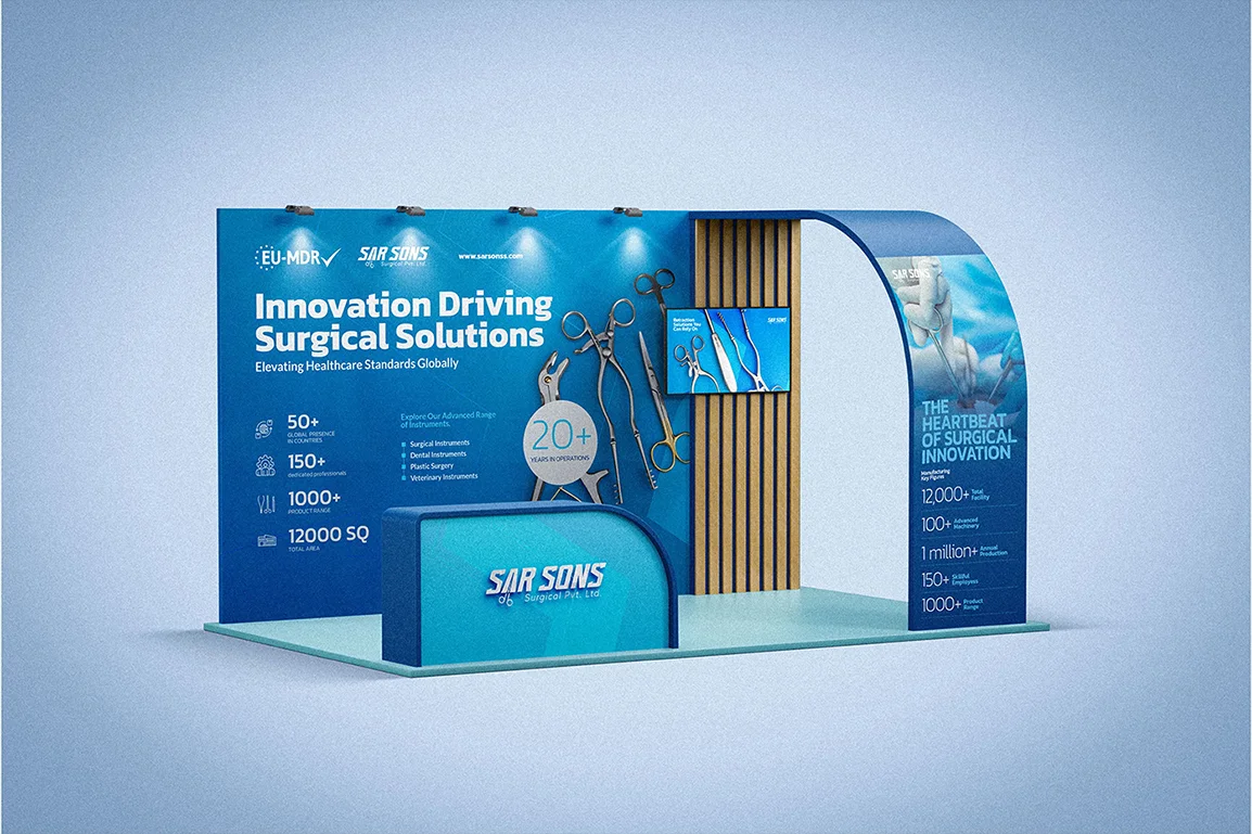 Sarsons Surgical Exhibition Booth | Posters