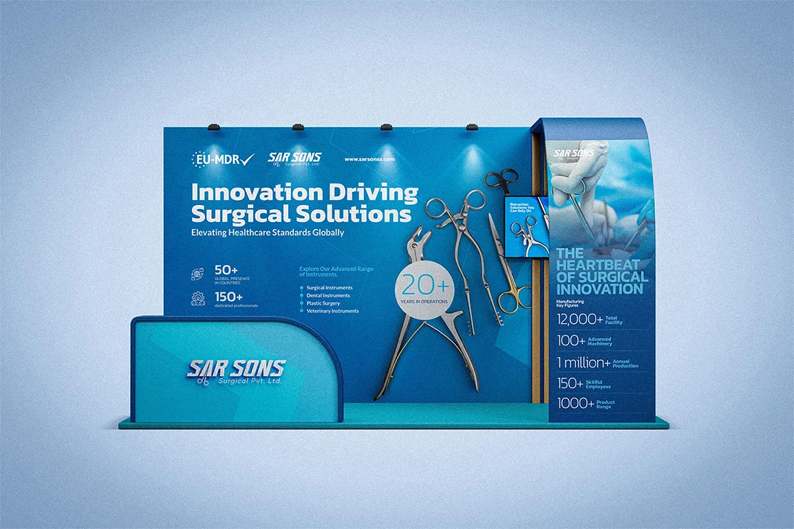 Sarsons Surgical Exhibition Booth | Posters