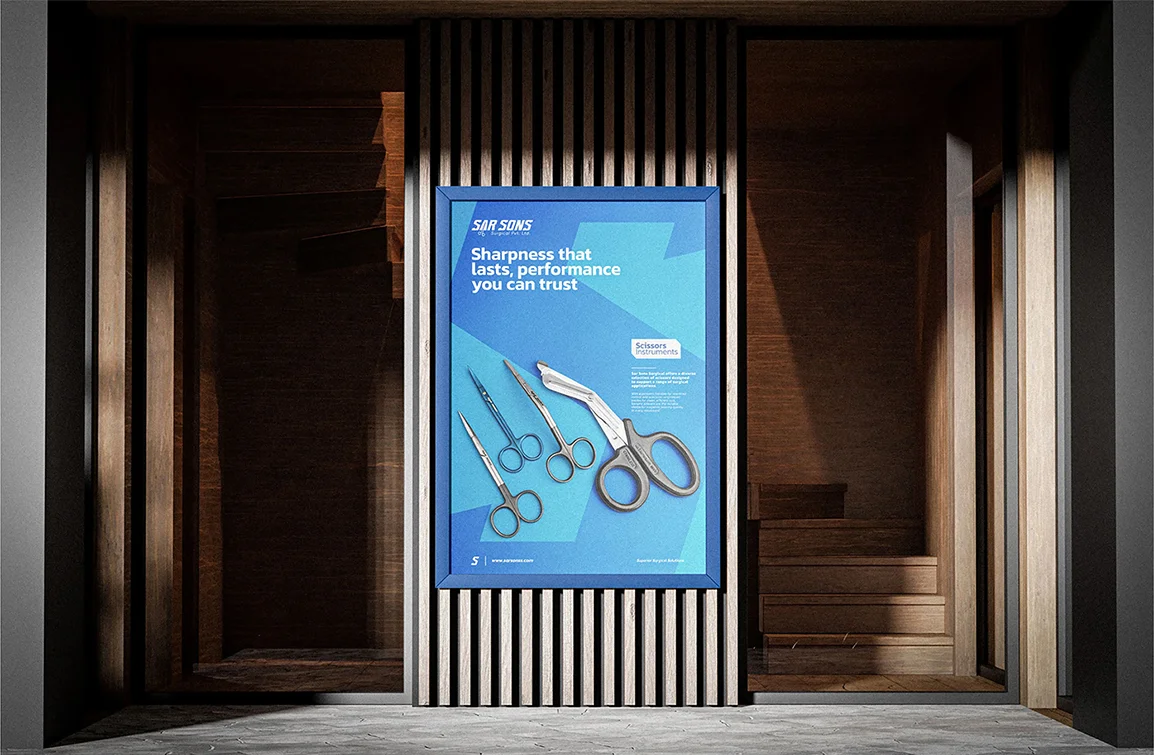Sarsons Surgical Exhibition Booth | Posters