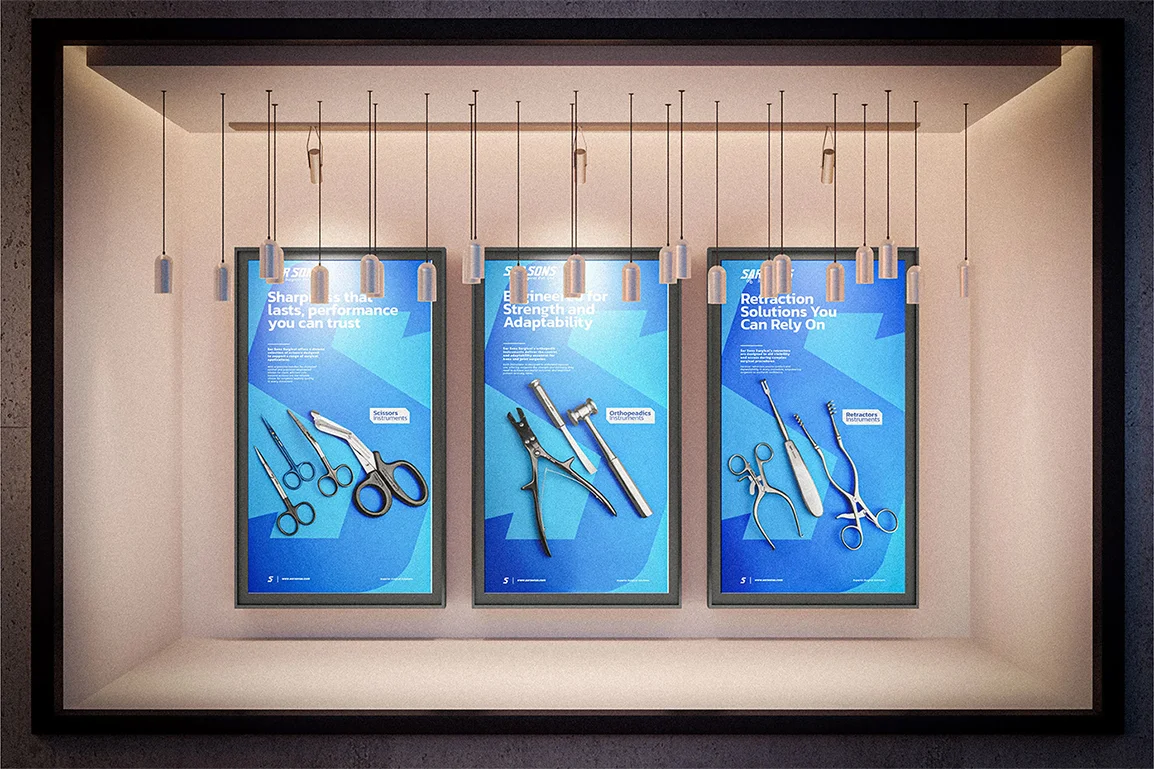 Sarsons Surgical Exhibition Booth | Posters