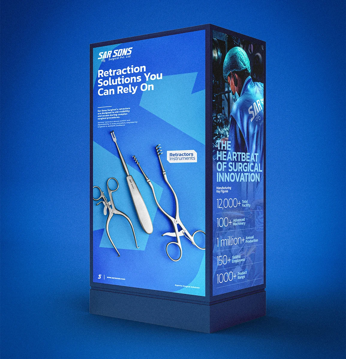 Sarsons Surgical Exhibition Booth | Posters