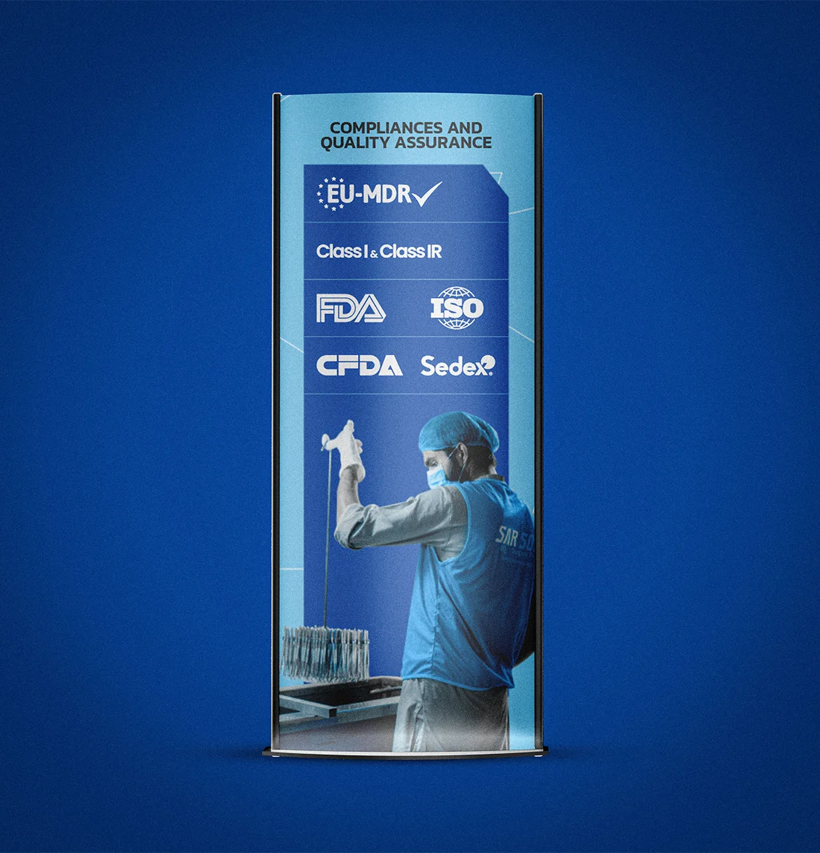 Sarsons Surgical Exhibition Booth | Posters