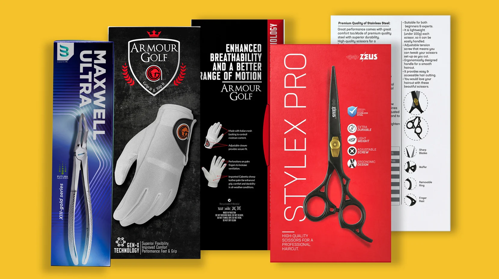 Diverse Product Packaging