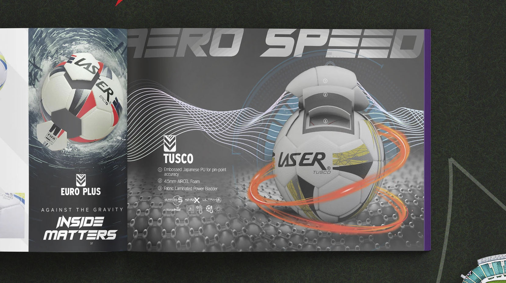 Laser Sports Catalog | Photography | 3D Visualization