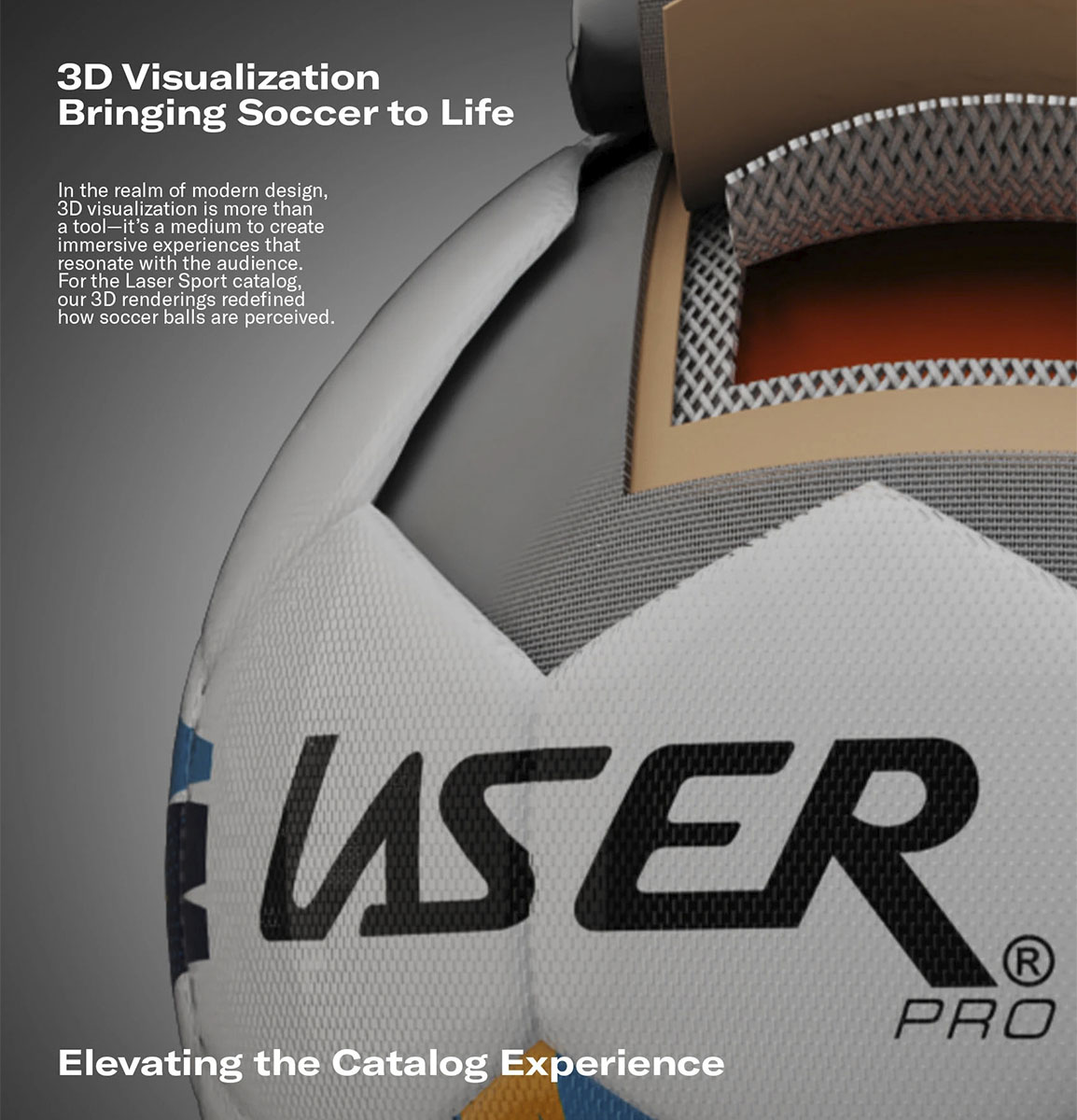 Laser Sports Catalog | Photography | 3D Visualization