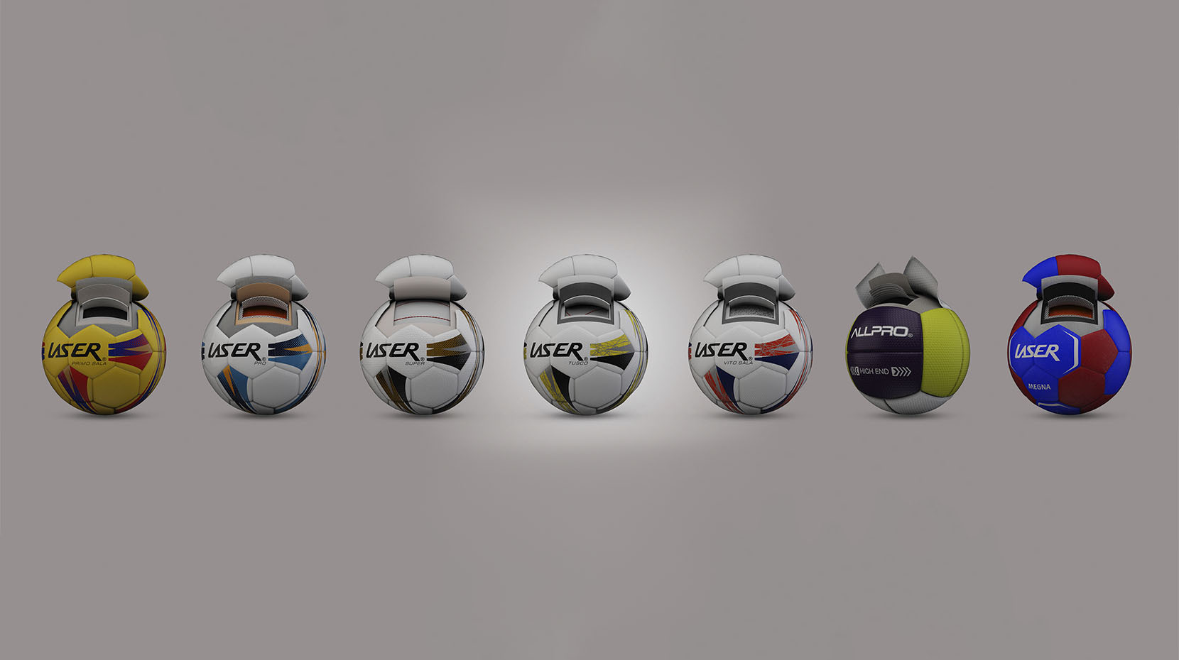 Laser Sports Catalog | Photography | 3D Visualization