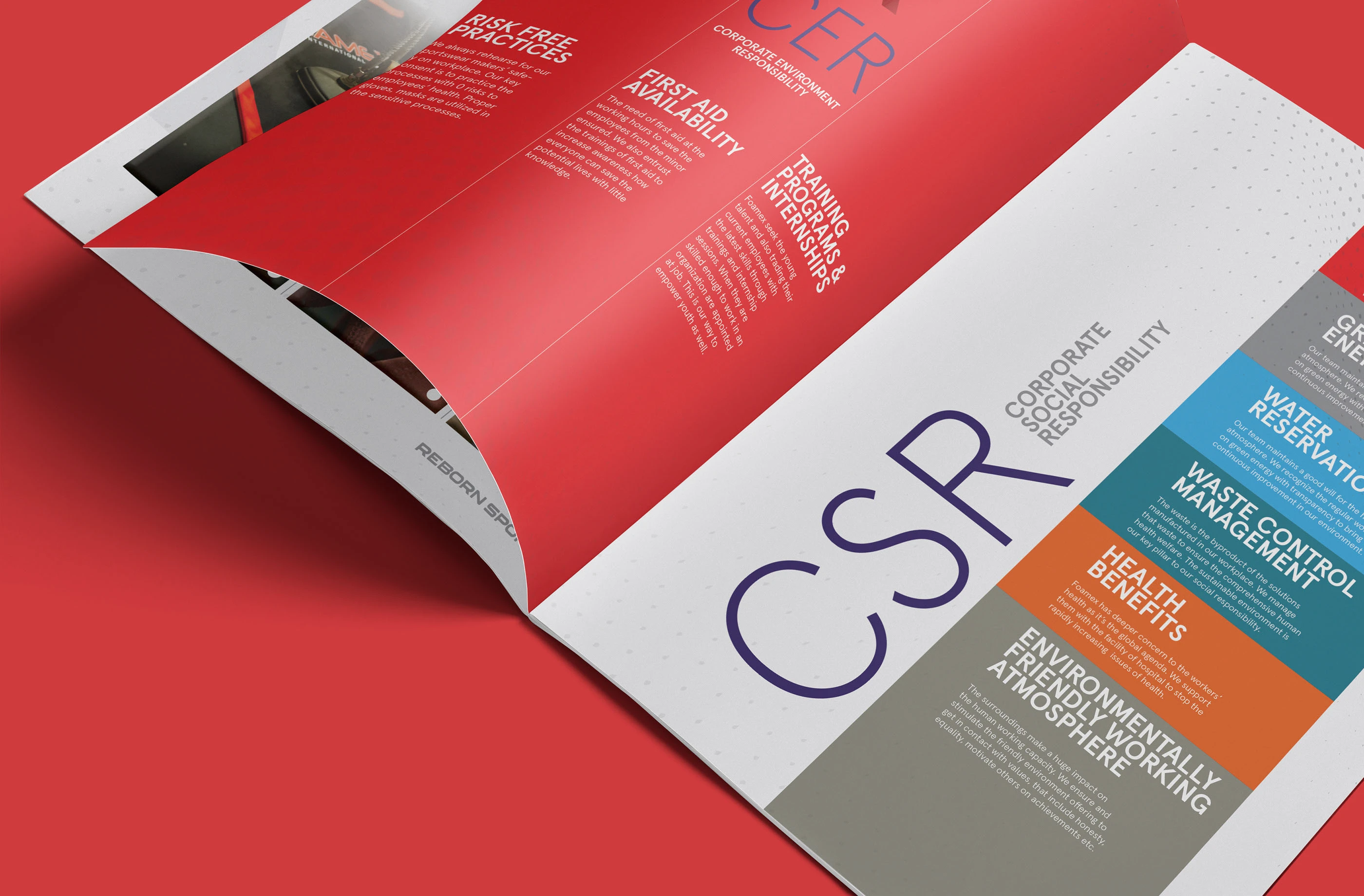 Company Profile | A4 Brochure | Sports