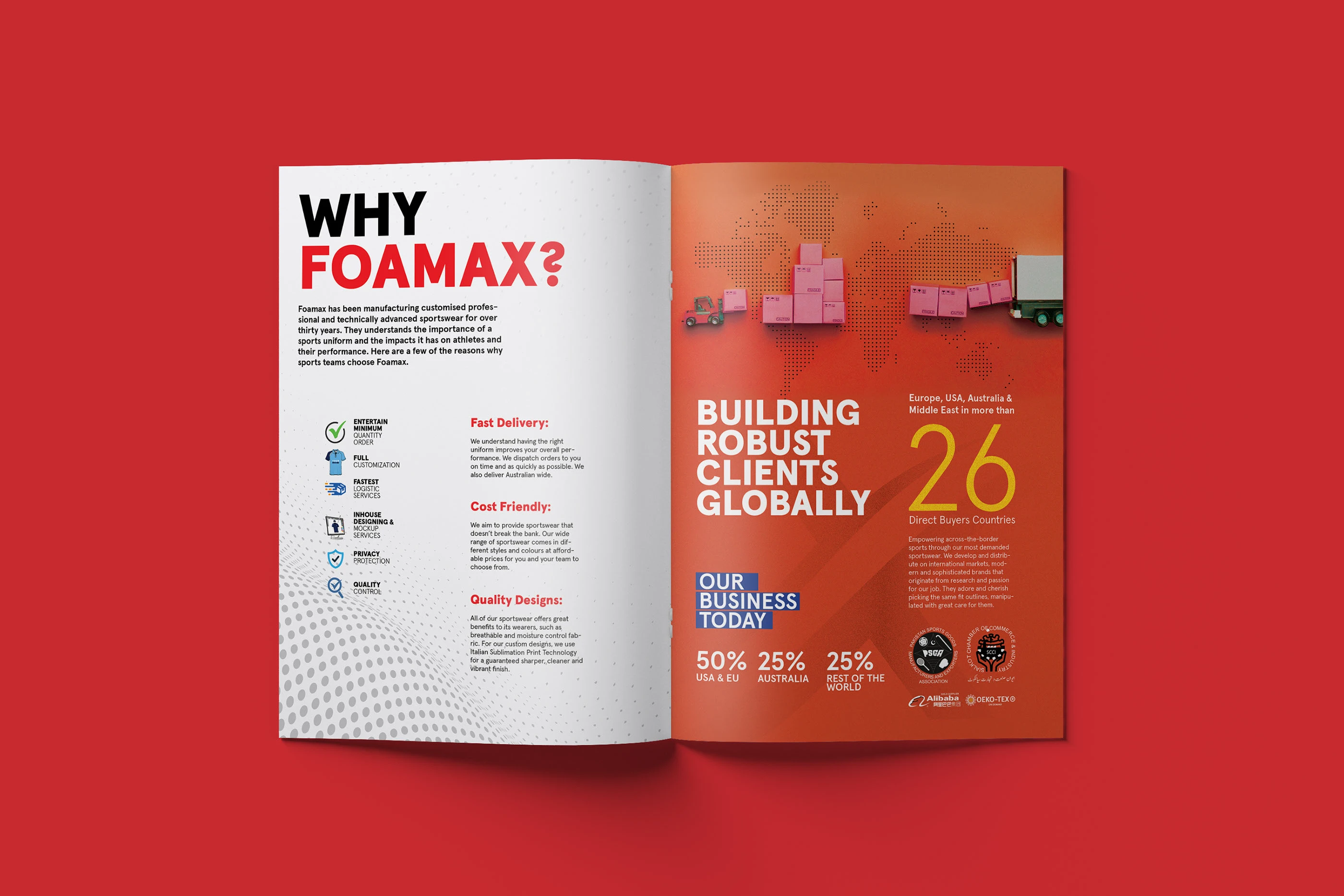 Company Profile | A4 Brochure | Sports